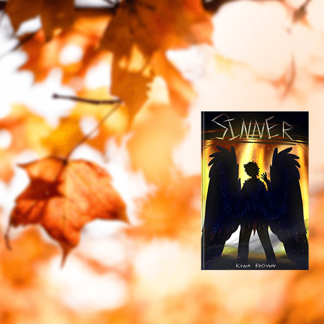 Sinner Book cover by fall leaves
