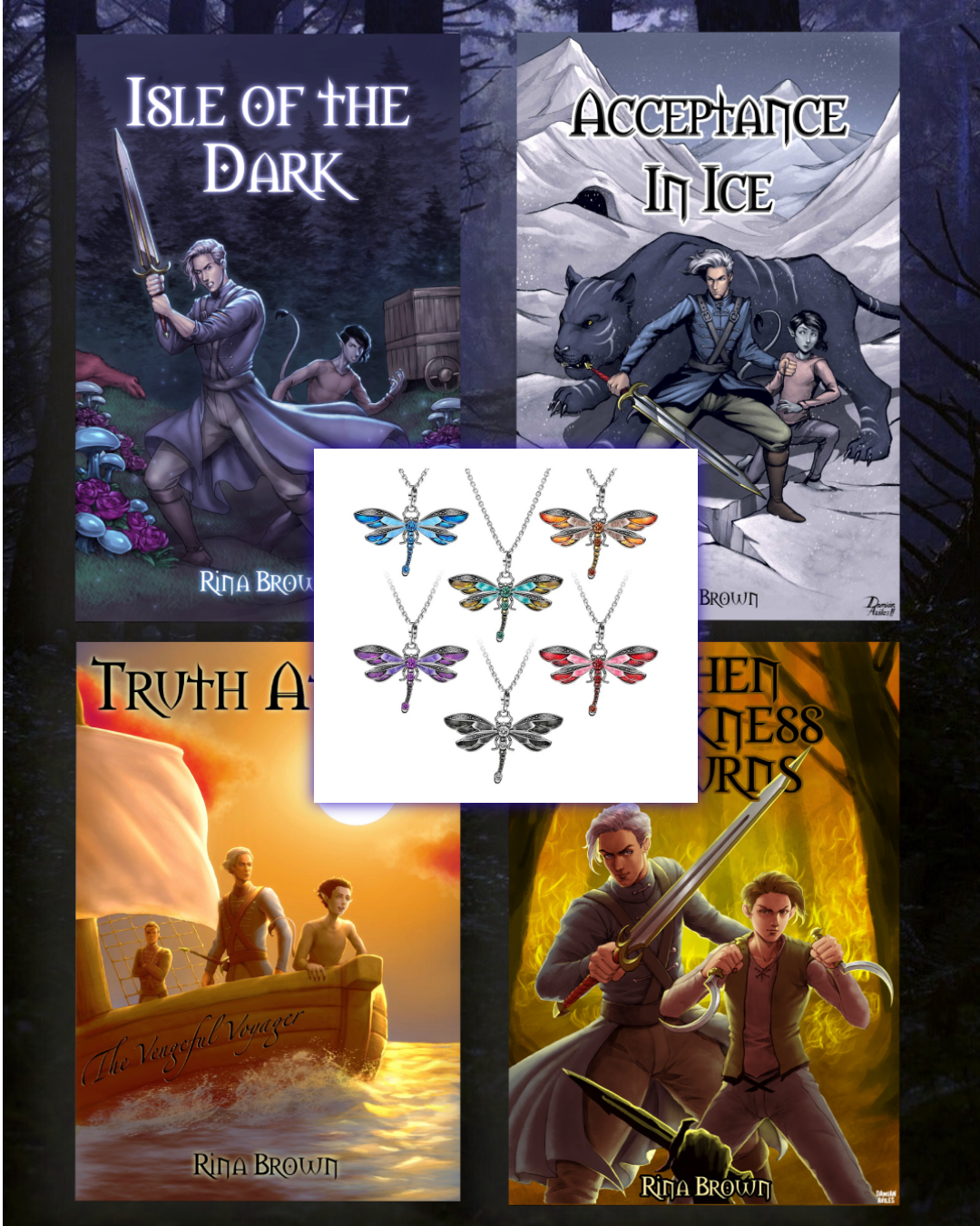 Iotd Series + Dragonfly Necklace Bundle