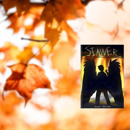 Sinner Book cover by fall leaves